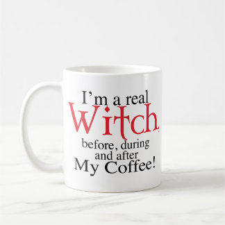 mug half Coffee Witch
