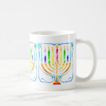 Mug: Hanukkah Menorah - Chanukah Menorah Coffee Mug<br><div class="desc">Hanukkah Menorah - Chanukah Menorah Card showing all the candles burning brightly for this special time of year, the Jewish Festival of Lights.</div>