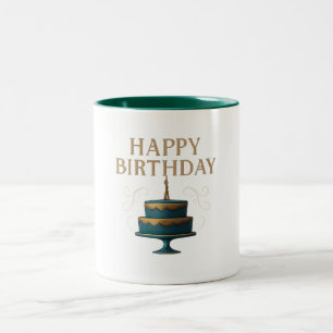 Mug - Happy Birthday Cake