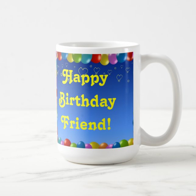 Mug Happy Birthday Friend (Right)