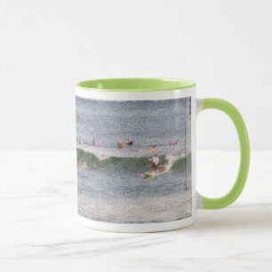 Mug Hawaiian surfers vintage styling