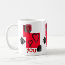 Mug “Heart On You" Print by Nicky Brendon