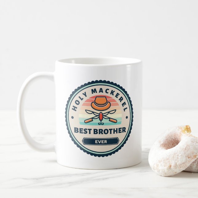 Mug - Holy Mackerel! Best Brother Ever (With Donut)