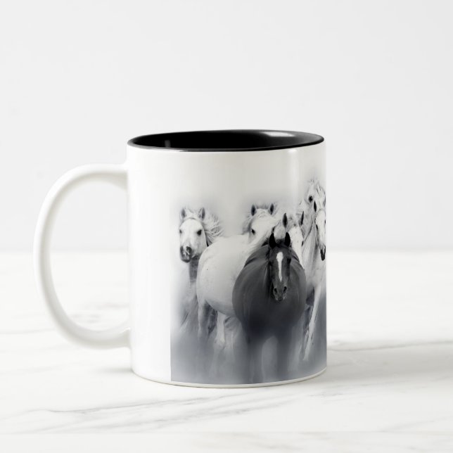mug home run with arabian horse mares (Left)