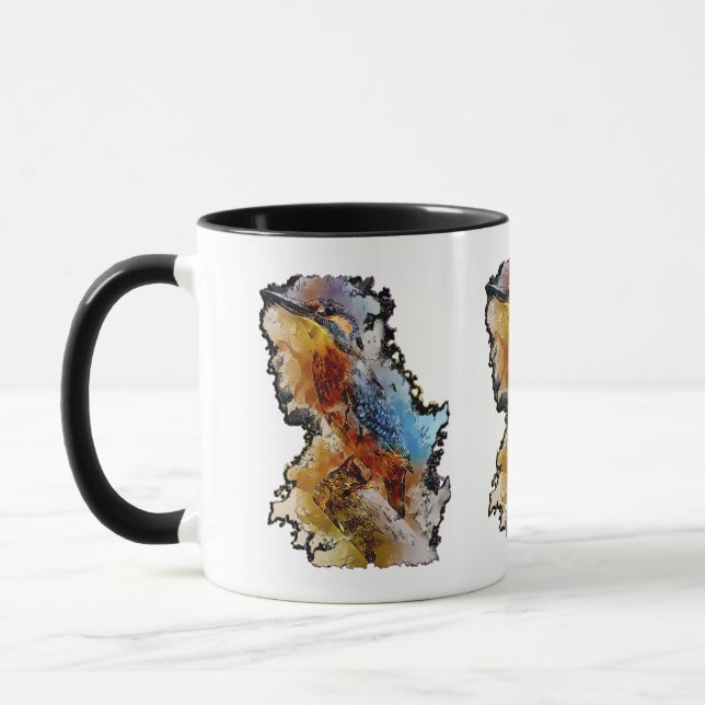 Mug Humming Bird Gem Bee Emerald Brilliant Topaz (Left)