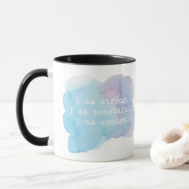 Mug - I am Enough. (With Donut)