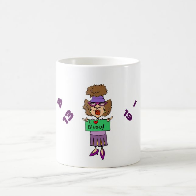 Mug/I love bingo Coffee Mug (Center)