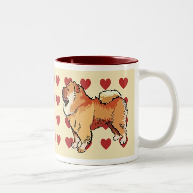 Mug - I love chow chow dogs (Right)