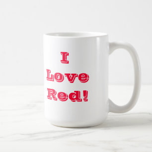 Mug I Love Red