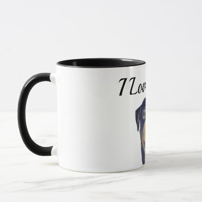 Mug I love Rotties Design by (Left)