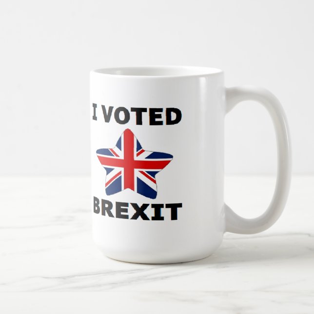 Mug I Voted Brexit (Right)