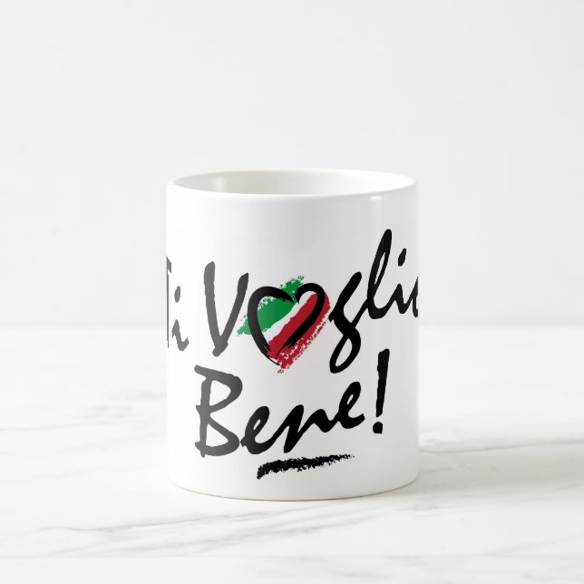 Mug: Italian Ti voglio bene Coffee Mug (Center)