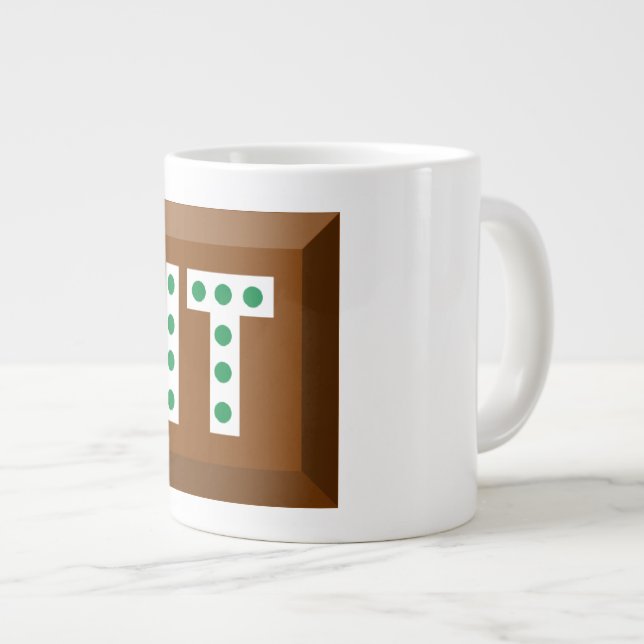 MUG JUMBO BLANCHE  CHOCOLAT BONBONS IT (Front Right)