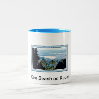 Mug-Kauai's Ke'e Beach Two-Tone Coffee Mug