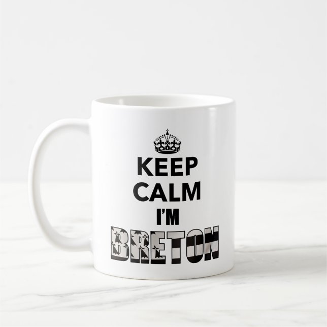 Mug Keep calm i'm Breton (Left)