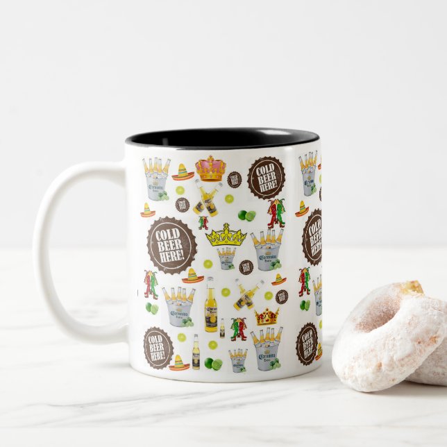 Mug Keep it Handsome Corona Beer (With Donut)