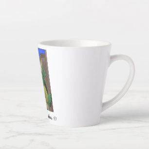 Mug Latte-fun picture of Augie the Turtle