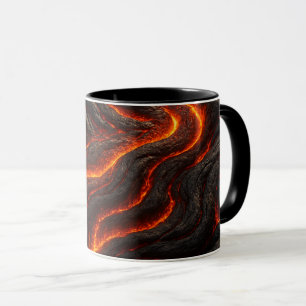 Mug lava in 3D fusion, realistic and powerful desi
