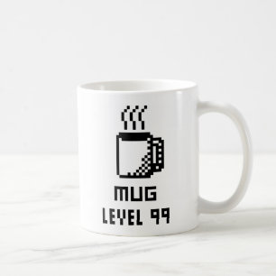 Mug Level 99 8-bit Pixel Art Mug