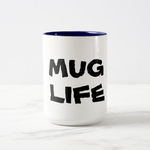 mug life coffee mug design whimsical chic funny