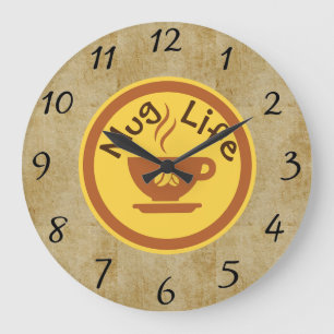 Mug Life Wall Clock