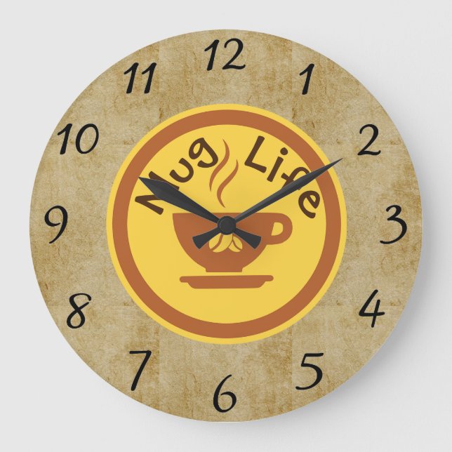 Mug Life Wall Clock (Front)