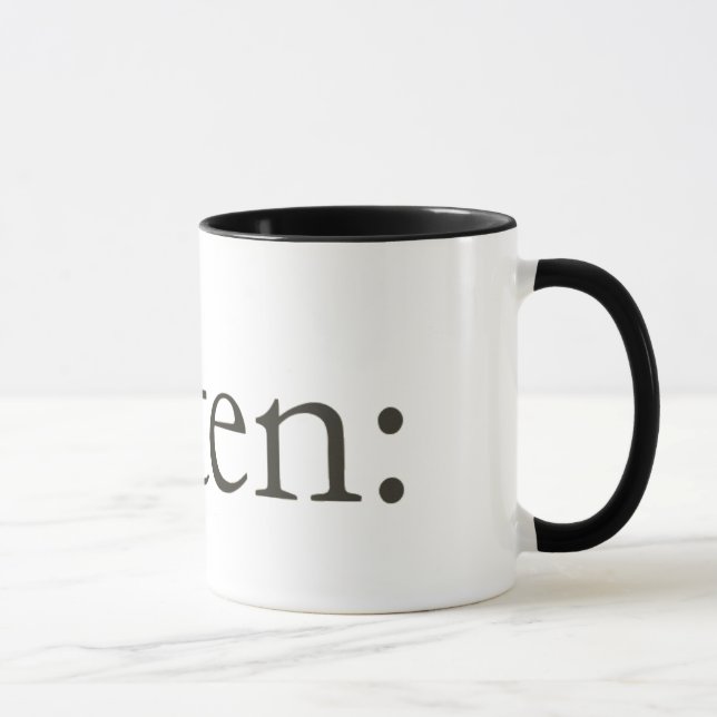 Mug - "Listen:" (Right)