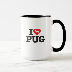 Mug Love Pug