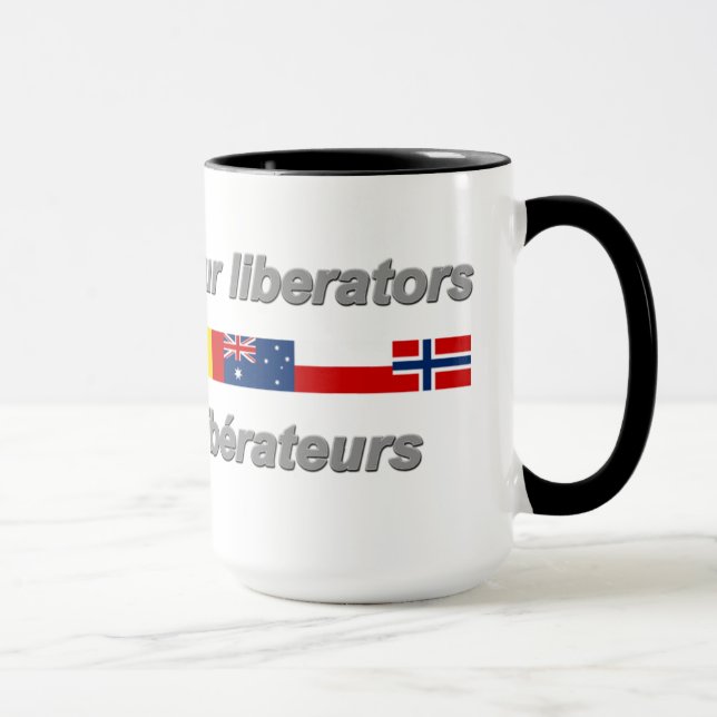Mug "Merci à nos libérateurs" (Right)