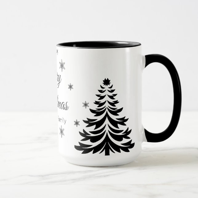 Mug Merry Christmas and the happy family (Right)