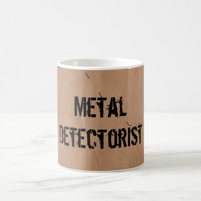 Mug: Metal Detectorist (Treasure Map) Coffee Mug (Center)