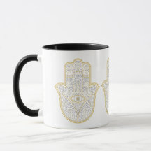 Mug Moroccan khmissa, khamsa, hamsa