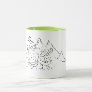 Mug ; Mr. & Mrs. Claus