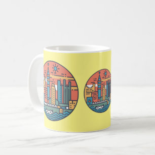 Mug mug, Mount Fuji in Japan