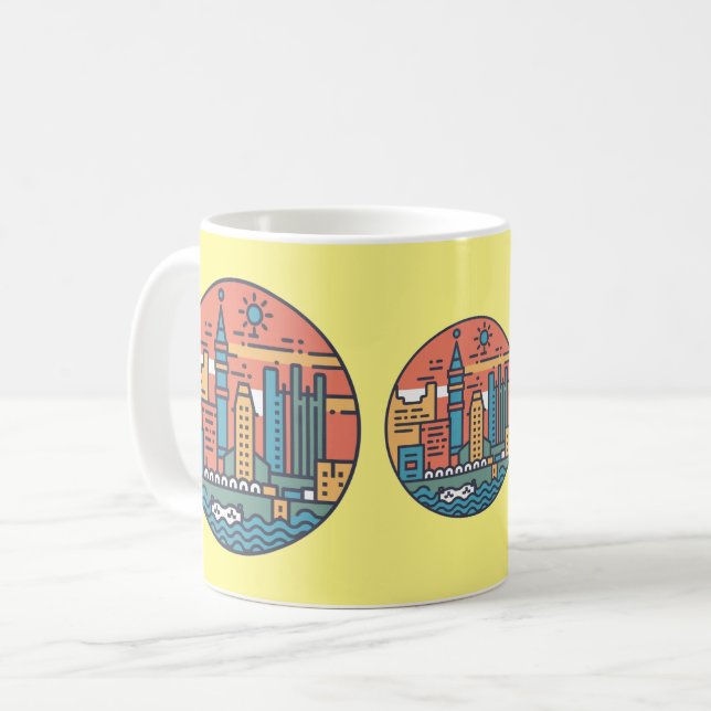 Mug mug, Mount Fuji in Japan (Front Left)