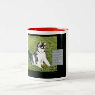 Mug - My heart would be empty without my dog