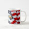 Mug North American Bald Eagle on American flag
