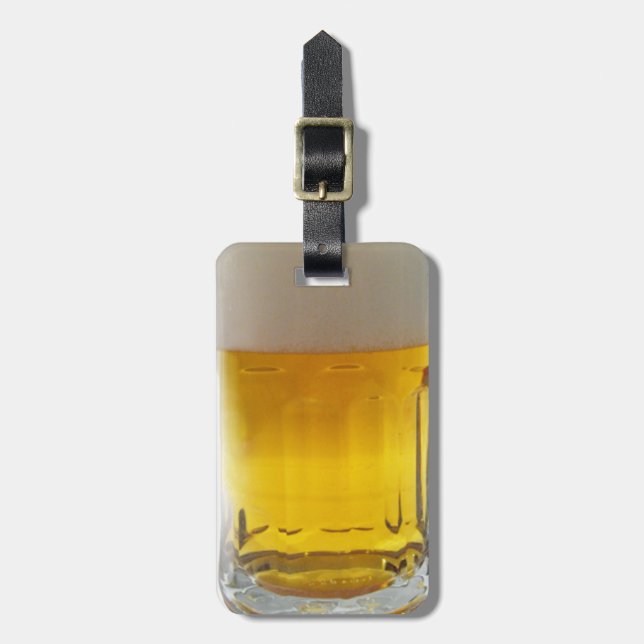 Mug of Beer Luggage Tag (Front Vertical)
