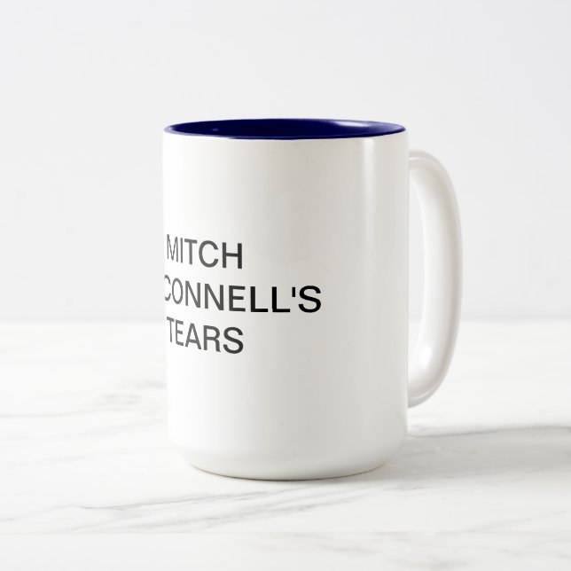 Mug of Mitch McConnell's Tears (Front Right)