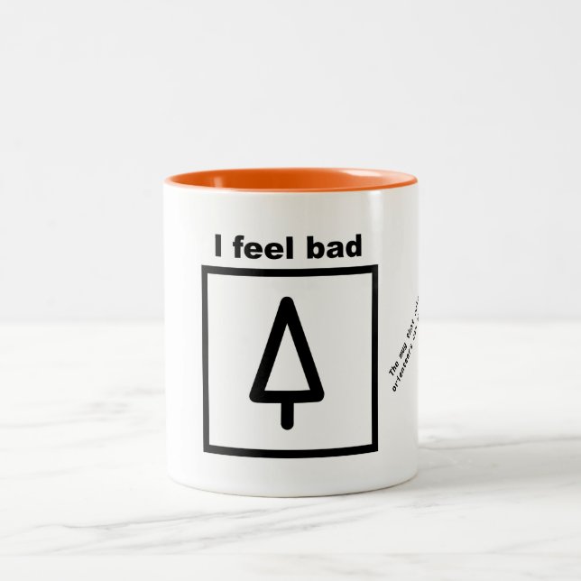 Mug - Orienteering - I feel bad (Center)