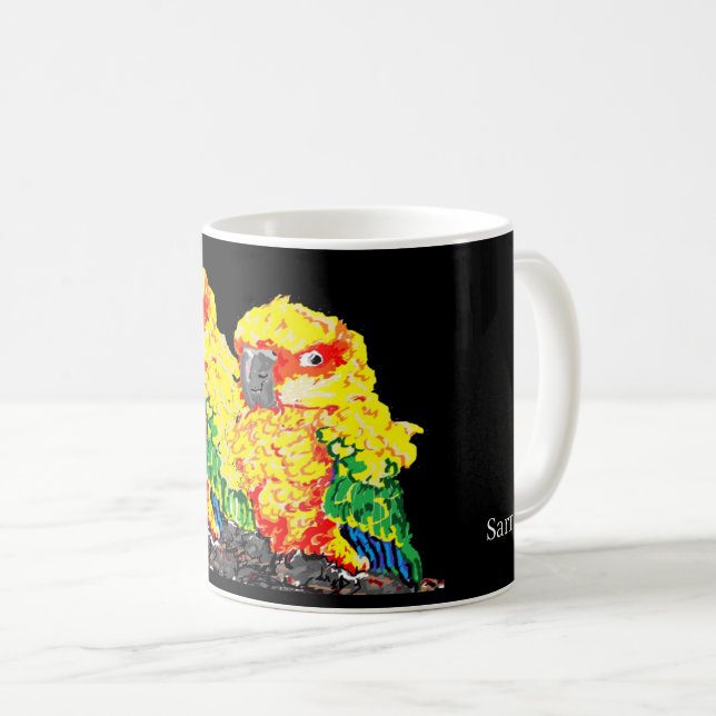 Mug : Parrots (Front Right)