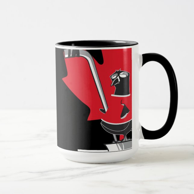 Mug Penguins Hockey Canada N&B (Right)