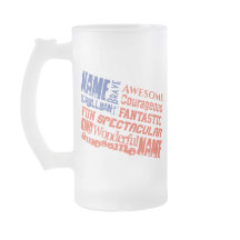 Mug Personalised Name(s) Words USA flag