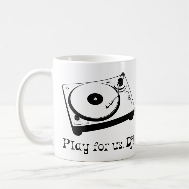 Mug 'Play for us Dj' (Left)