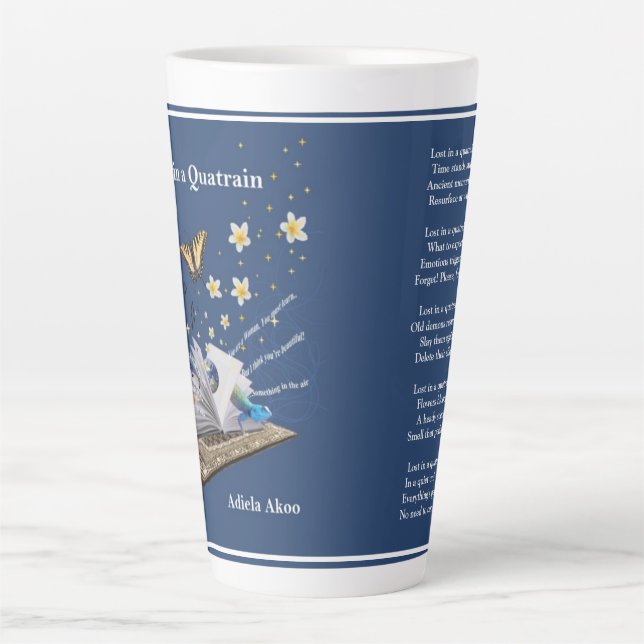 MUG - Poetry - Lost in a Quatrain by Adiela Akoo (Front)