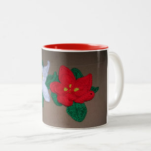 Mug - Poinsettia Decorations