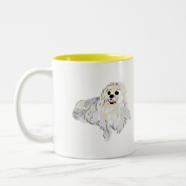 Mug : Pomeranian (Left)