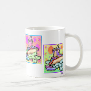 Mug - Pop Art Hot Dog with Chips and a Drink
