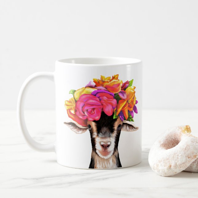 Mug - Posey and Lily the Goats (With Donut)