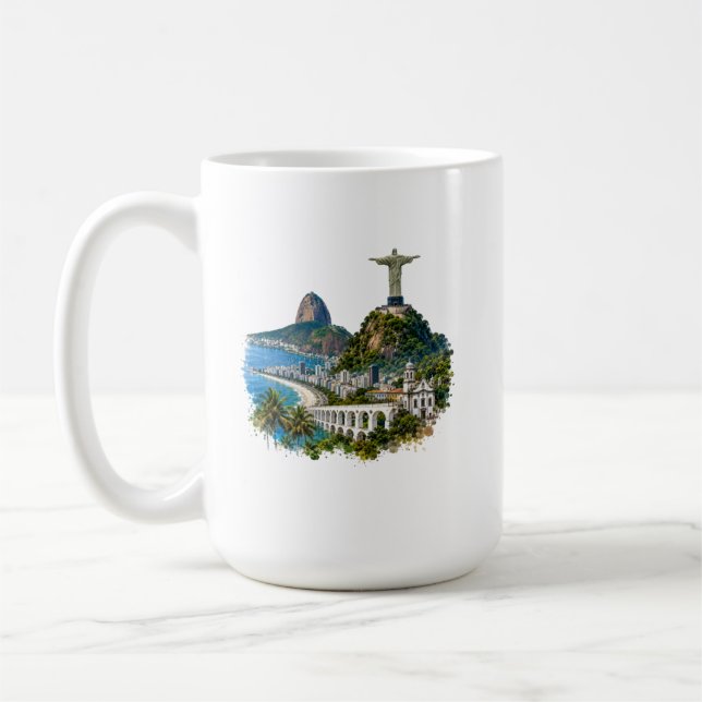 Mug Postcard Rio de Janeiro (Left)